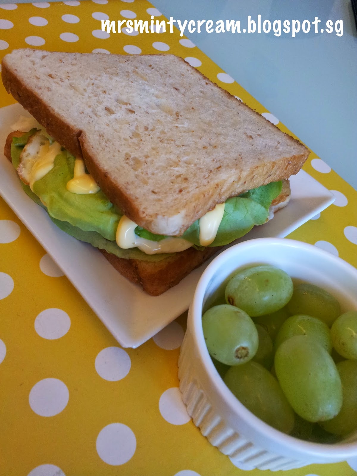 Mrs Minty Cream 22 Bak Kwa (Barbecued Pork Jerky) Sandwich