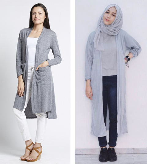 Baju Cardigan Panjang