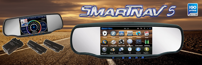 App-Tronics Smartnav 5 καθρέπτης αυτοκινήτου με Windows CE 
