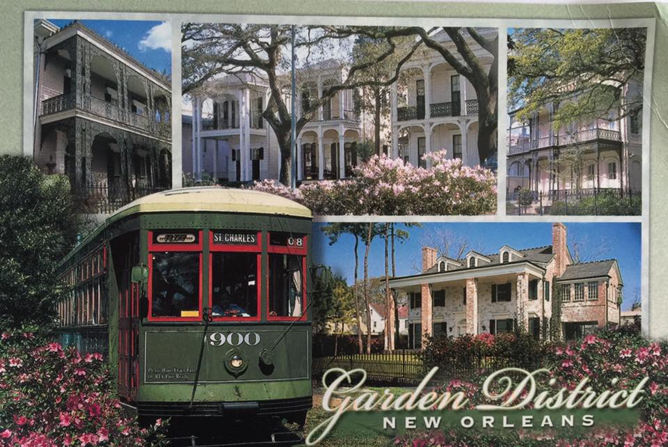 Postcard A La Carte USA Louisiana St Charles Trolley, New Orleans