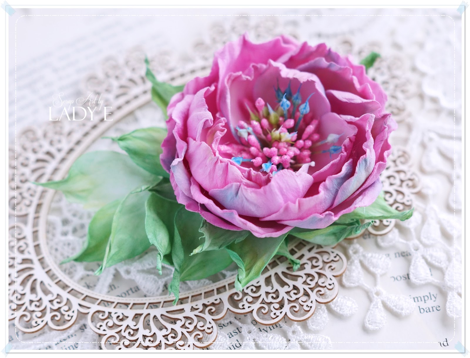 14 Craft Bar Silk Foam Flower