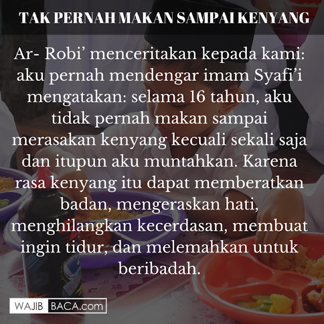 Nasehat Imam Syafi`i yang Menampar Manusia untuk Menjadi Lebih Baik Nasehat Imam Syafi`i yang Menampar Manusia untuk Menjadi Lebih Baik