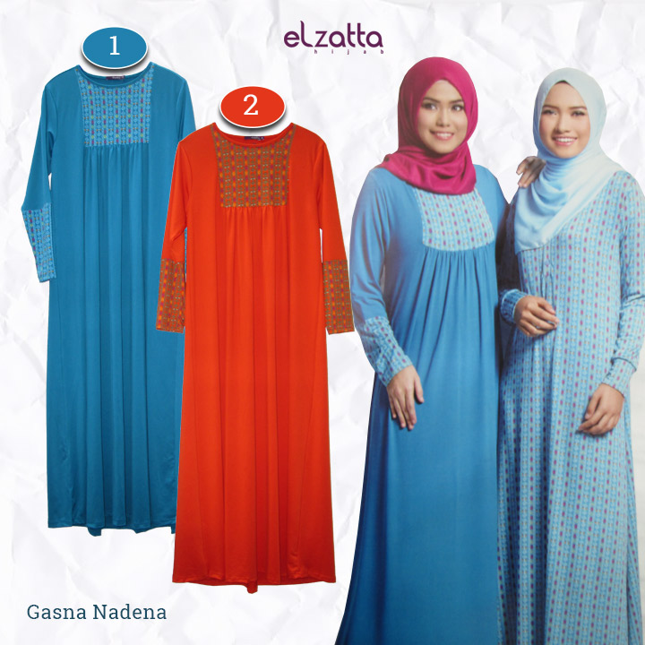 15 Gamis  Elzatta  Terbaru  dengan Desain Elegan Jilbab Cantik