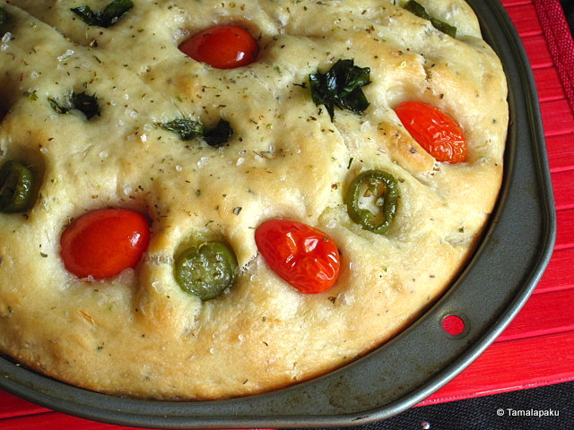 Herbed Spicy Focaccia Bread