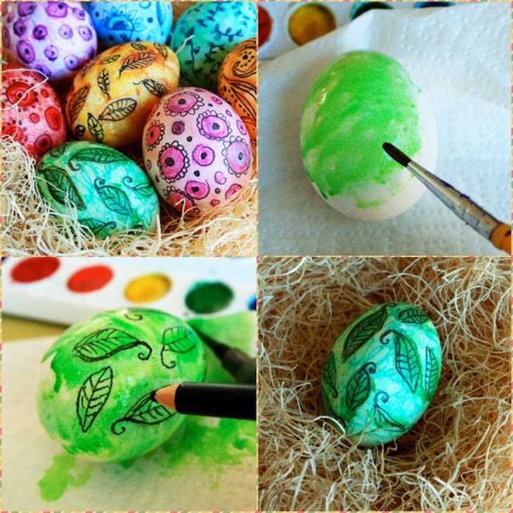 Как разукрасить яйца на пасху