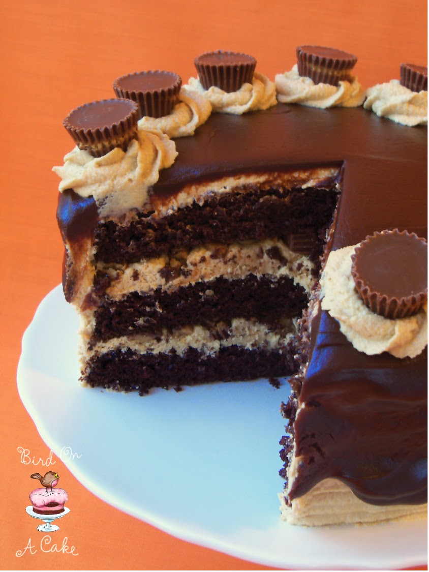 Bird On A Cake: Reese's Peanut Butter Chocolate Cake