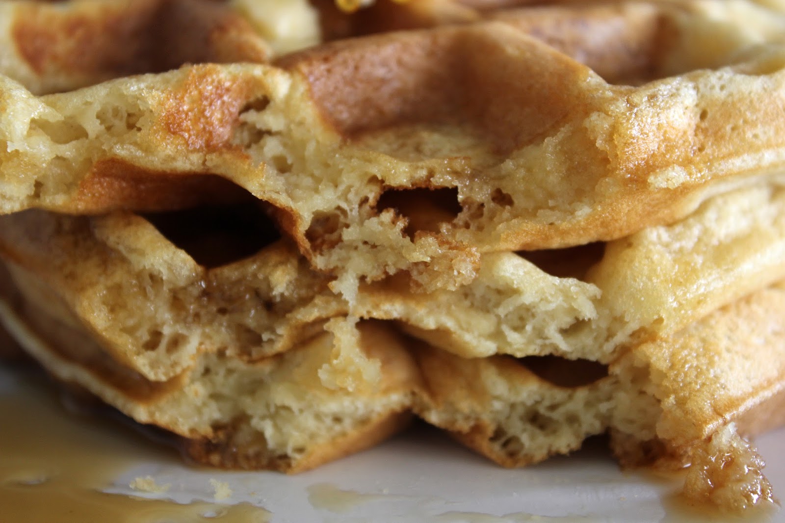 Classic Light and Fluffy Waffles Fresh from the...