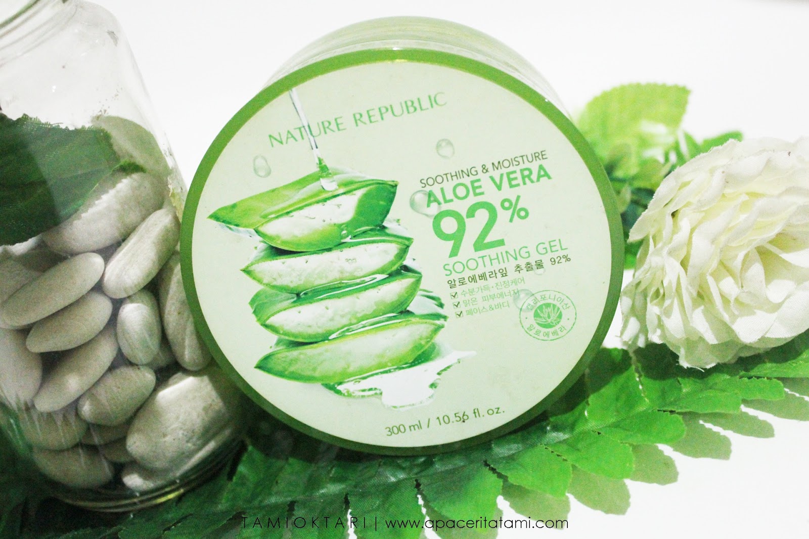 [REVIEW] NATURE REPUBLIC ALOE VERA SOOTHING GEL PRODUK SERBAGUNA DARI KOREA Blog by Tami Oktari