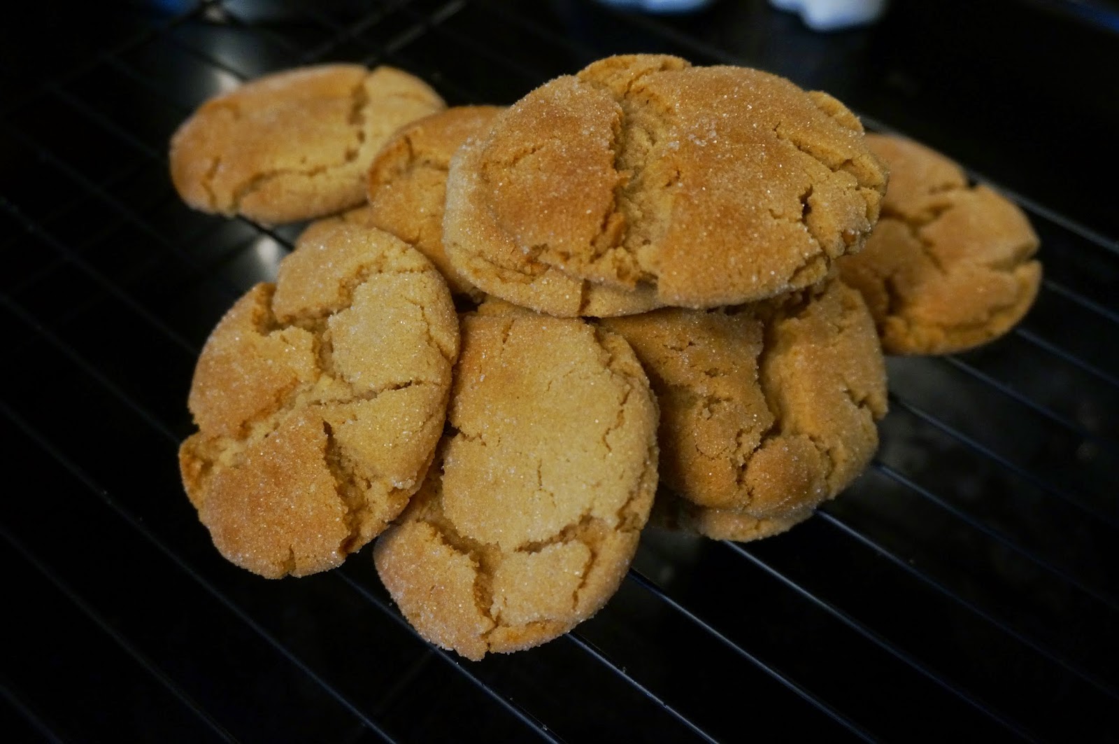 Connor's Cooking Peanut Butter Cookies