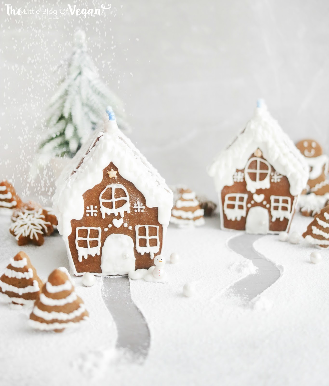 Simple vegan gingerbread house recipe The Little Blog Of