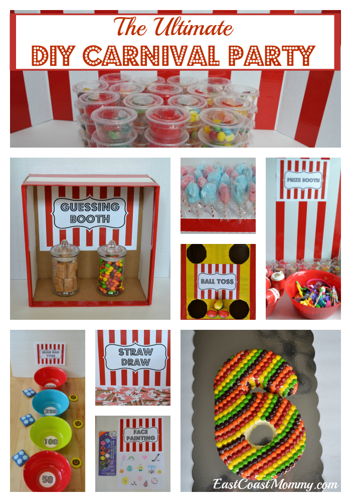 East Coast Mommy The Ultimate Diy Carnival Party - Diy Carnival Birthday Party