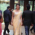 South Indian Girl Kajal Agarwal In Designer Yellow Saree