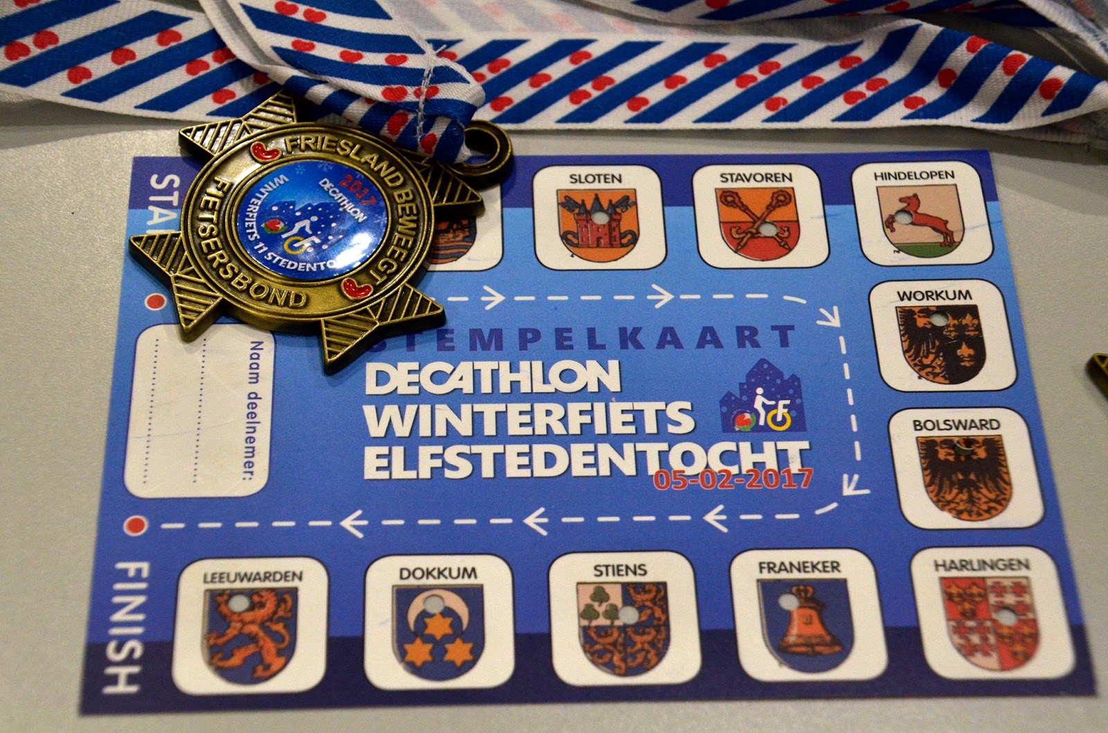 Fietsersbond Fryslân: Decathlon Winterfiets Elfstedentocht 2017 groot  succes!