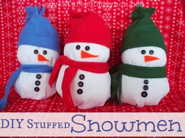 How to make a stuffed snowman