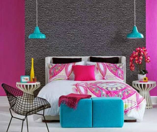 Habitación llena de colores - Ideas para decorar dormitorios