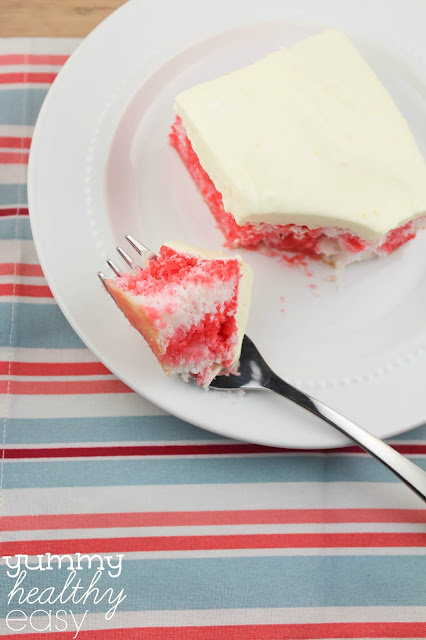 Skinny Cherry Poke Cake Skinny {Low-Fat} Cherry Poke Cake