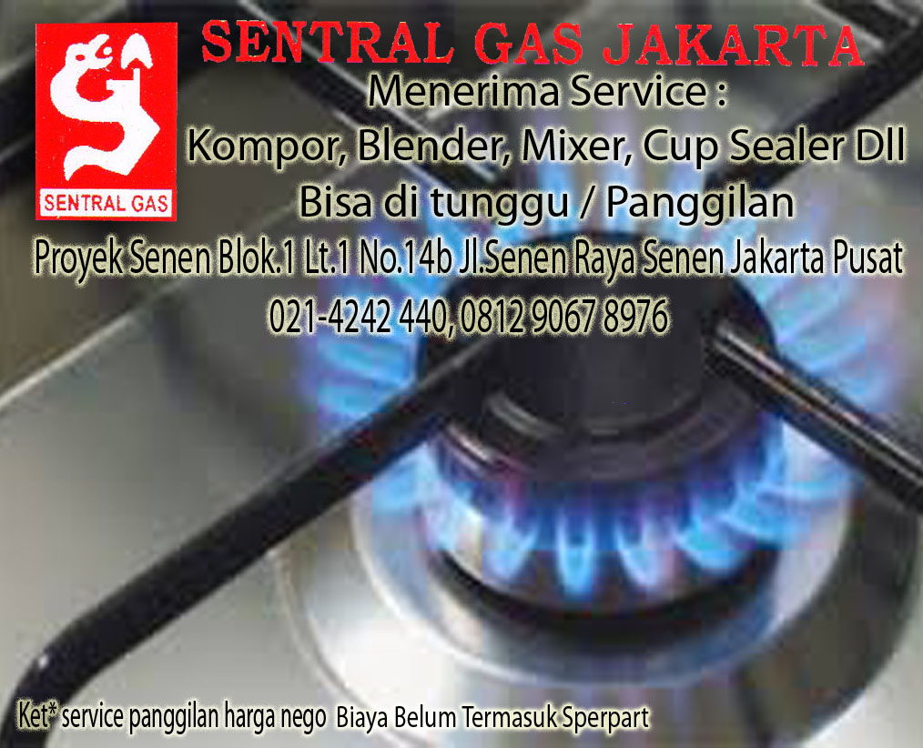service kompor gas
