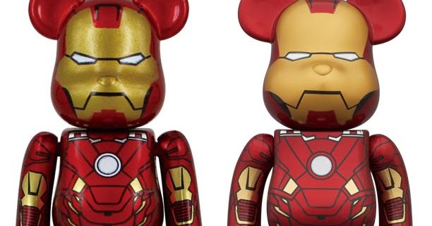 The Blot Says...: Iron Man Mark Vii 100% & 400% Avengers Be@Rbricks