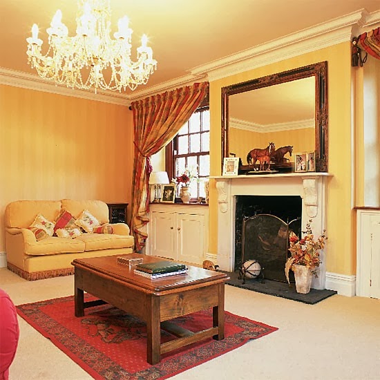 Salas con paredes amarillas - Salas con estilo