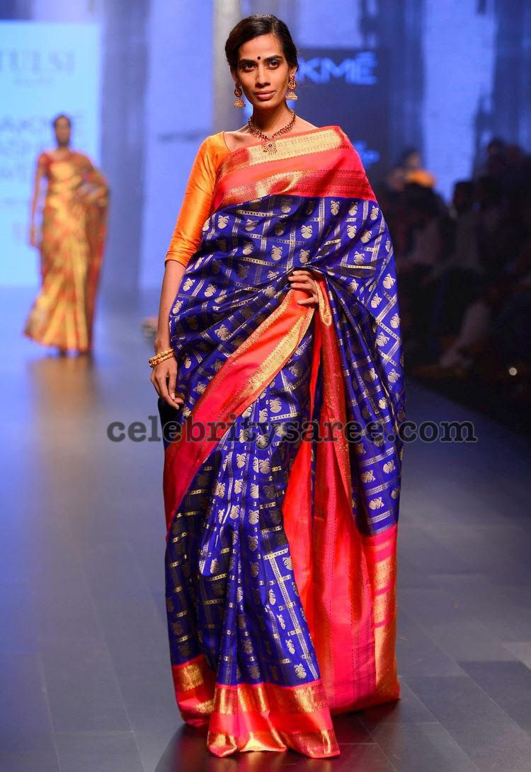 Parrot Design Kanchipattu Saree - Saree Blouse Patterns