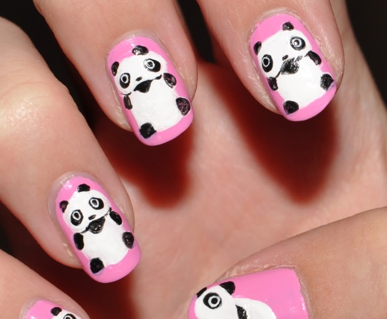 thatleanne: Tare panda nail art