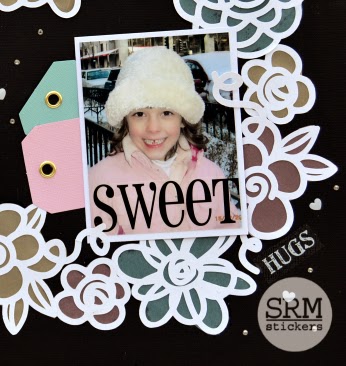 SRM Stickers Blog - SRM & 17 Turtles Layout by Christine - #layout #sweet #digitalcutfiles #stickers #17turtles