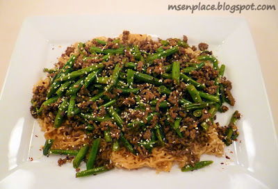 Stir-Fried Green Beans with Beef and Garlic