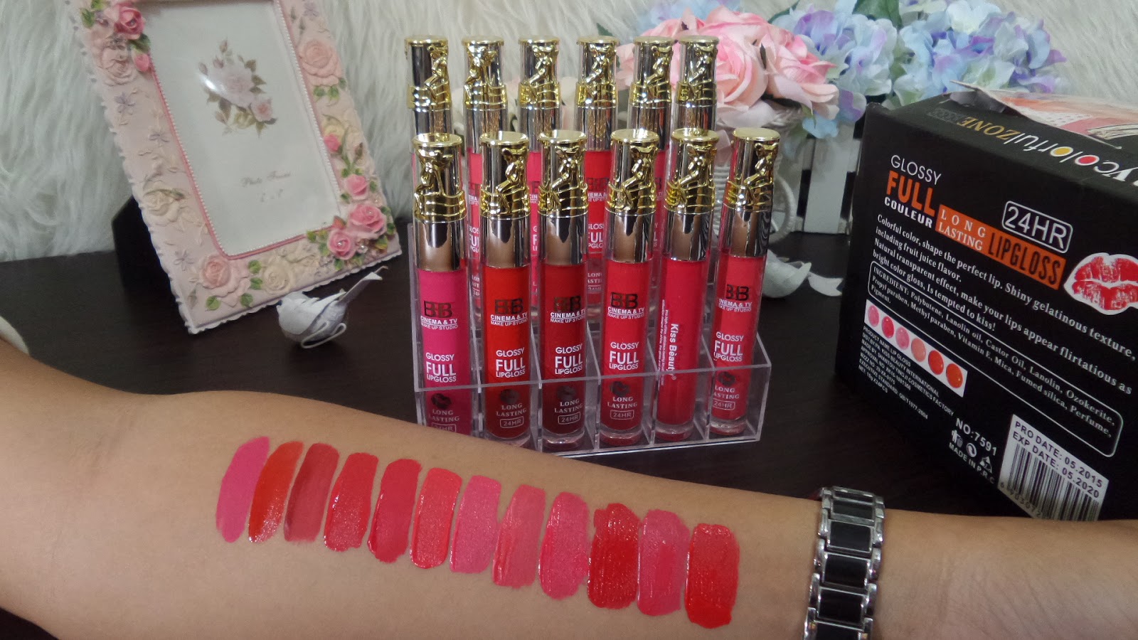Lipgloss BB CINEMA TV LIPS COLORS KISS BEAUTY Hasil MATTE NAKED ONLINE