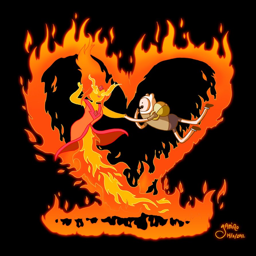 Adventure Time Time Flame Princess Art