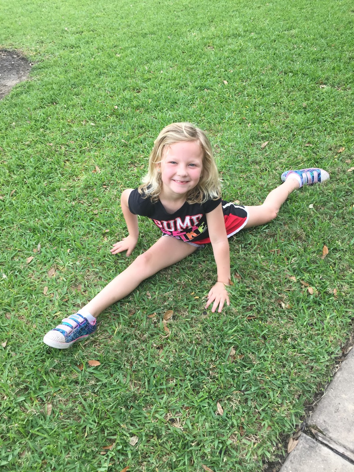 Courtright Family Cartwheels, Hand Stands, and Back Handsprings