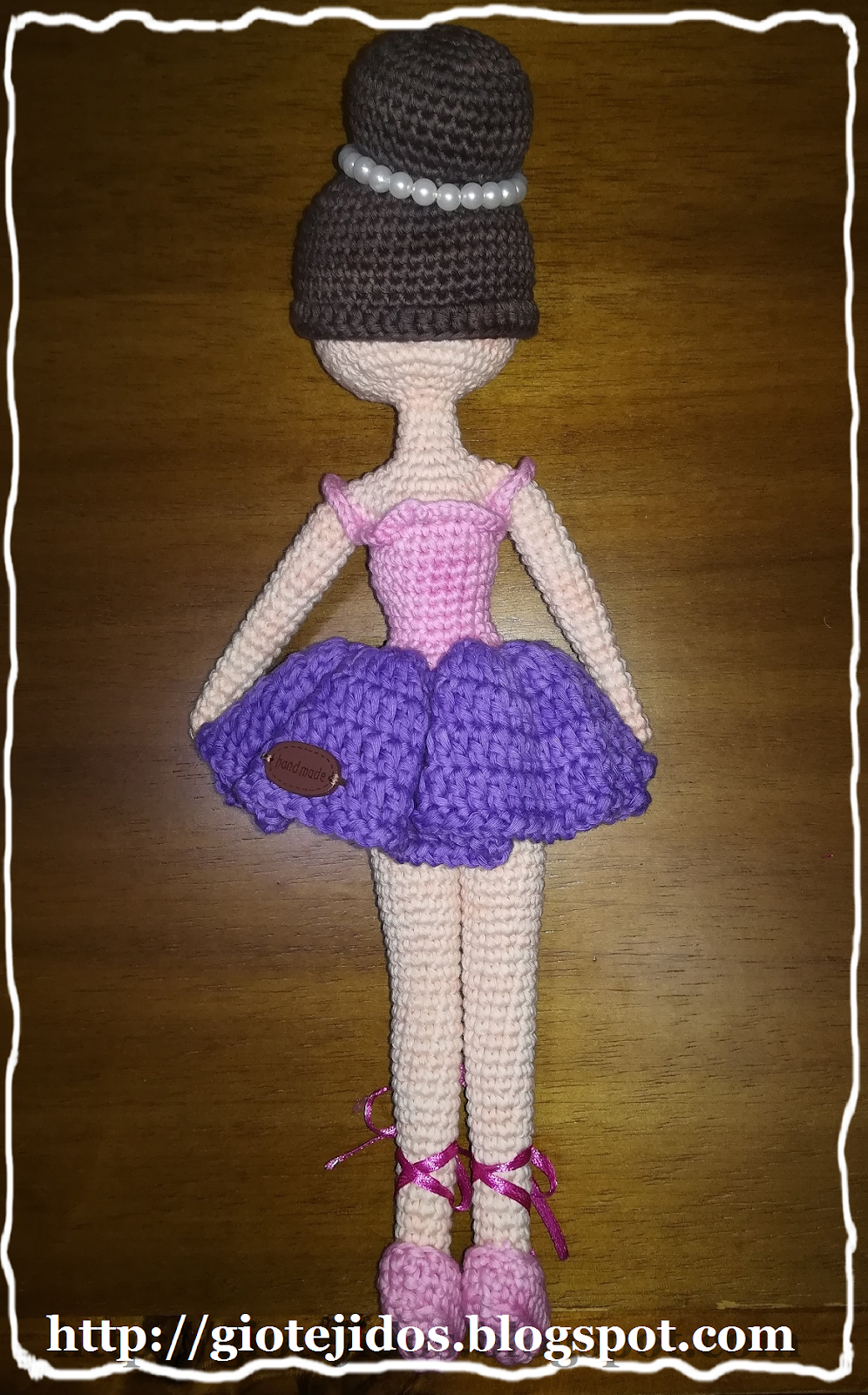 bailarina amigurumi crochet