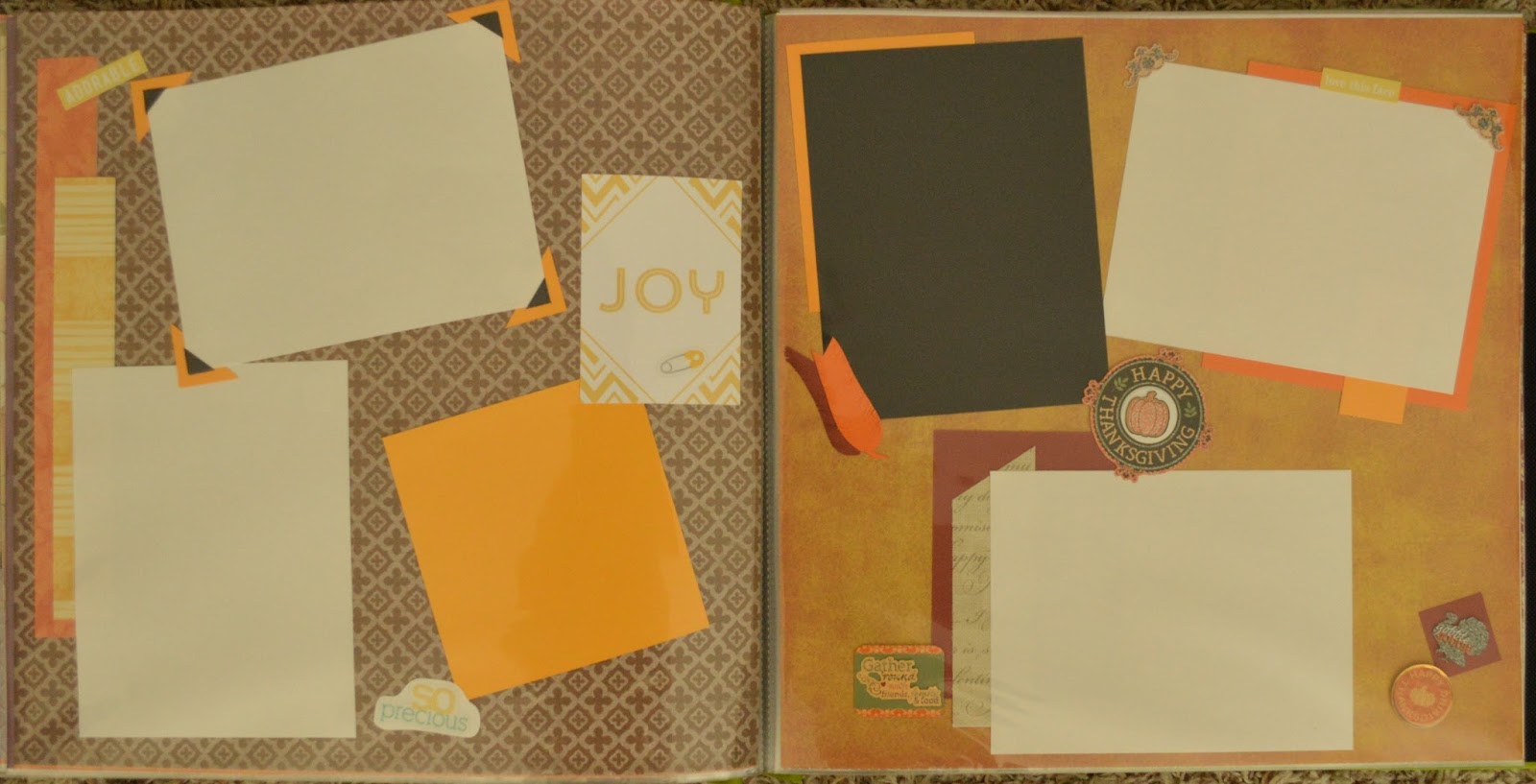 Vermillion Home Adventures Blank Baby Scrapbook