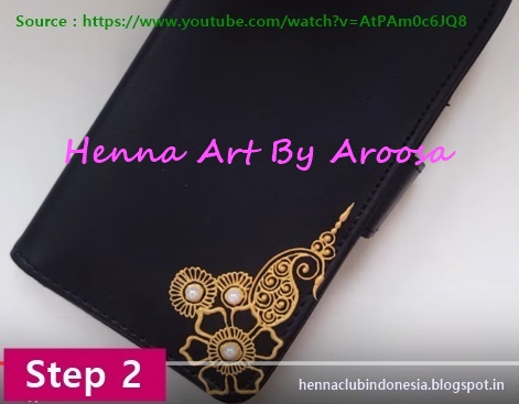  Henna Club Indonesia Step By Step Henna Inspired Phone Case 