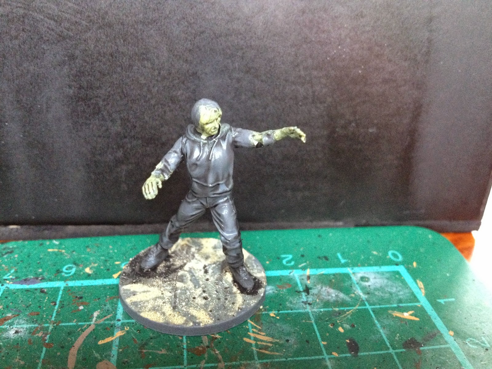 Outbreak Gaming the Z Apocalypse Painting Zombie skin a quick little