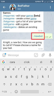 Membuat Telegram Bot