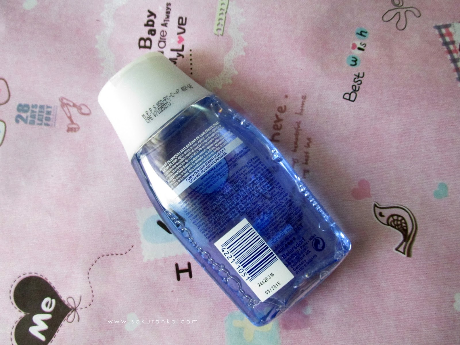 Sakuranko Nivea Daily Essentials Double Effect Eye MakeUp Remove