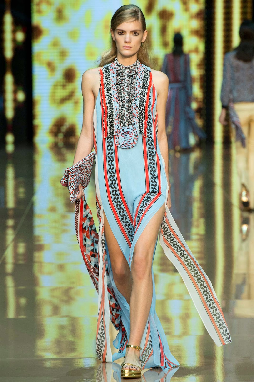 Irina: Aqua-turquoise colours in new fashion collections (Spring 2015 ...