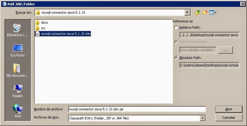 Explorador de netbeans