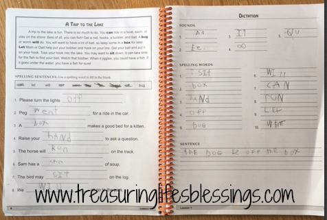 Traditional Spelling I - Review - Treasuring Life's Blessings