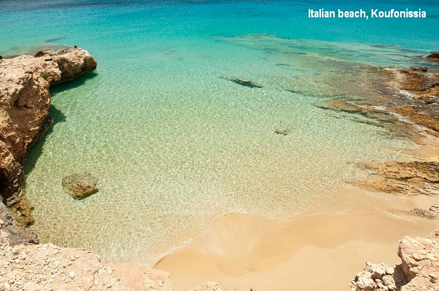 Italian beach, Koufonisia - The Top 10 beaches in Greece with the Clearest Waters !!!