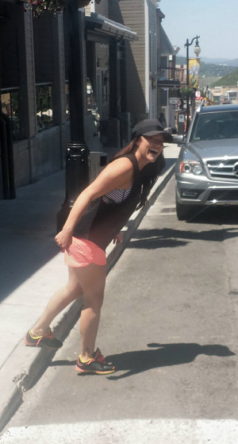 Training Tough Tank, Grapefruit Speed Shorts