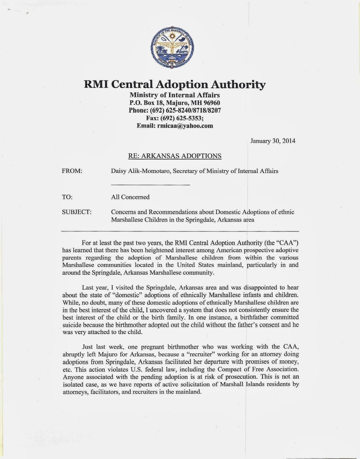 Pet Adoption Reference Letter