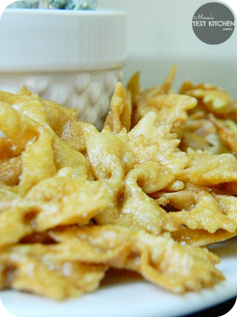 Mom's Test Kitchen: Fried Pasta Chips