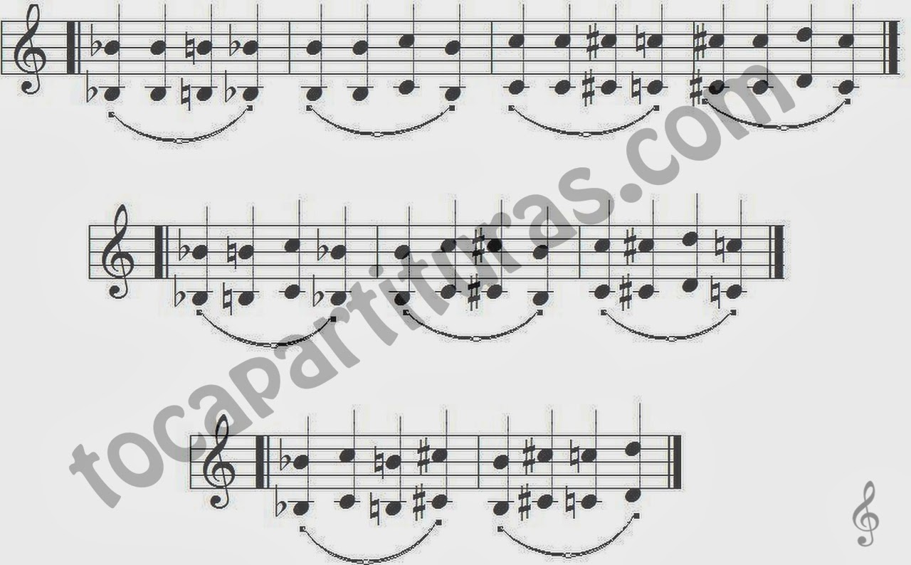 Ejercicio 6 para Aprender Armónicos con saxofón 