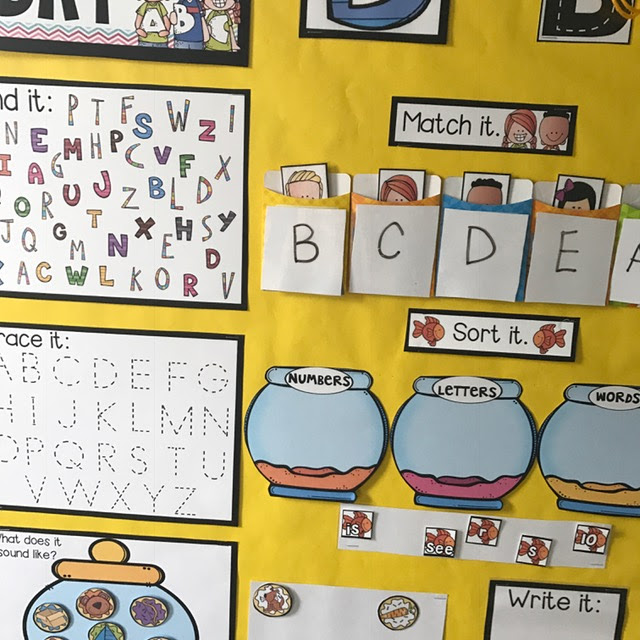Letter of the Day activities for preschool and kindergarten