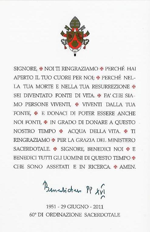 Frasi Per Anniversario Di Sacerdozio