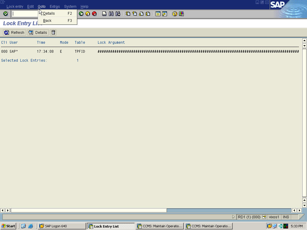 SAP BASIS TECHNICALS SAP LOCK ENTIRES SM12