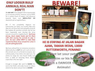 Animal Bully From Bagan Ajam…BEWARE!
