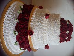 maroon cake theme