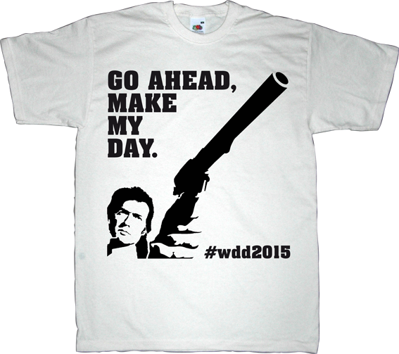 graphic design designer fun dirty harry movie clint eastwood day for everybody t-shirt ephemeral-t-shirts